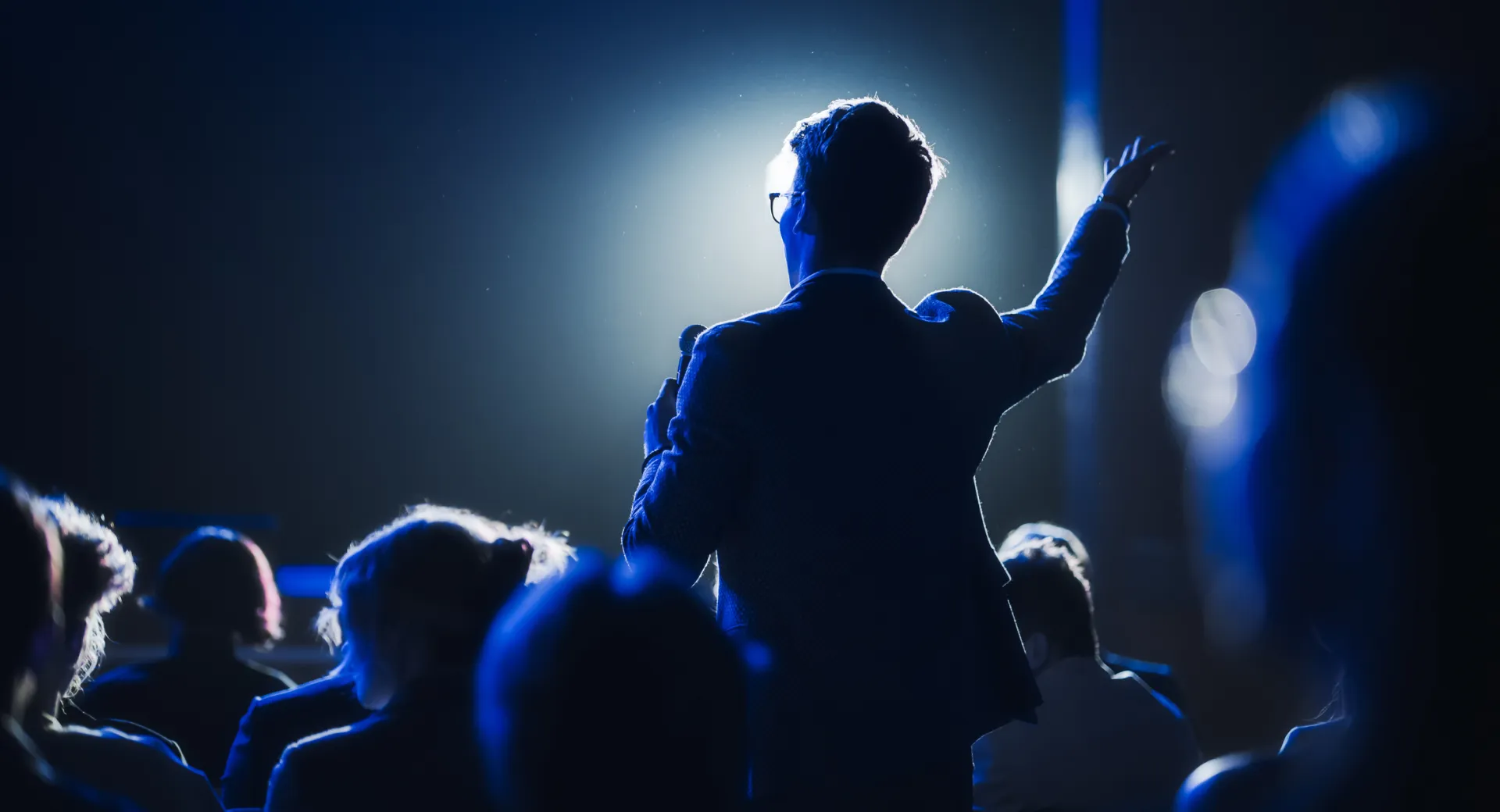 Speaker, crowd